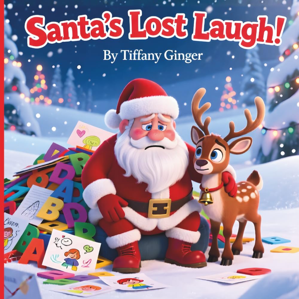 Santa’s Lost Laugh!: A Silly, Heartwarming Christmas Adventure About Kindness, Creativity, and Helping Santa Feel Jolly Again (Ages 3-8)