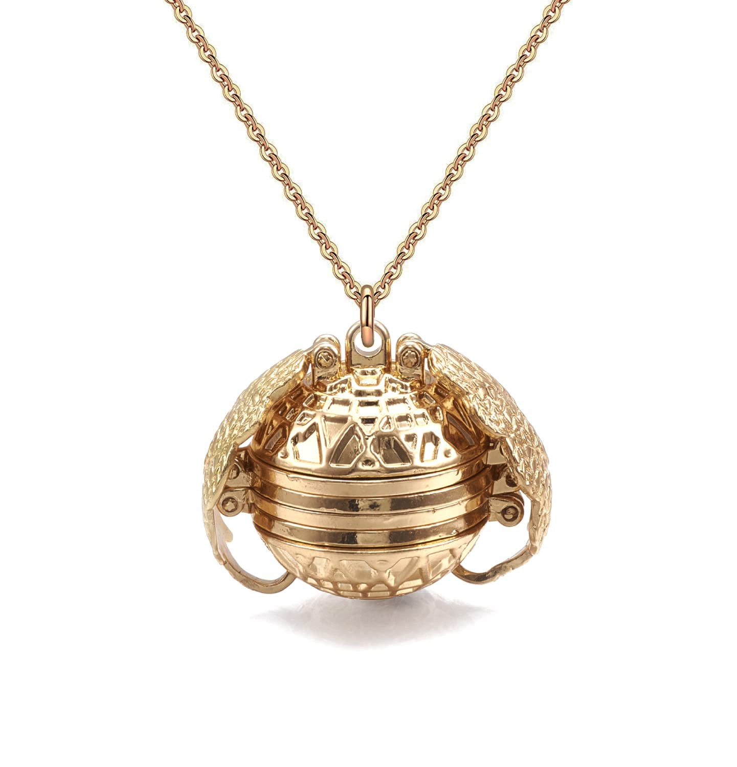 Via Mazzini Expandable Gold Plated Round Photo Memory Locket Pendant Necklace With Chain Valentine Birthday Anniversary Gift For Women And Girls (NK1048) (B0BSRYRLSD) Amazon Price History, Amazon Price Tracker