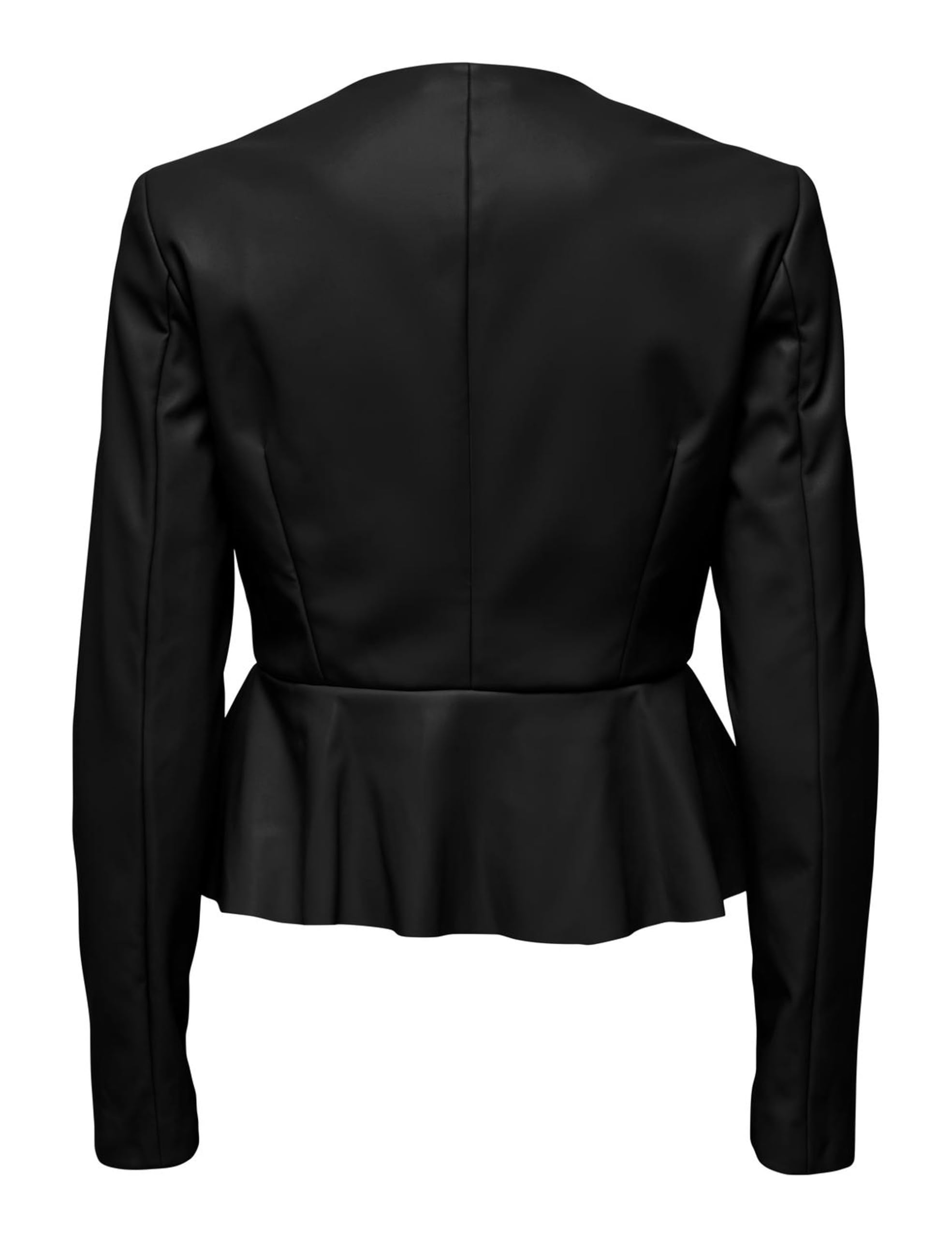 ONLY Onlverona Faux Leather Peplum Jacket Otw Onlverona - Giacca in Finta Pelle Peplum Otw Donna (Pacco da 1)