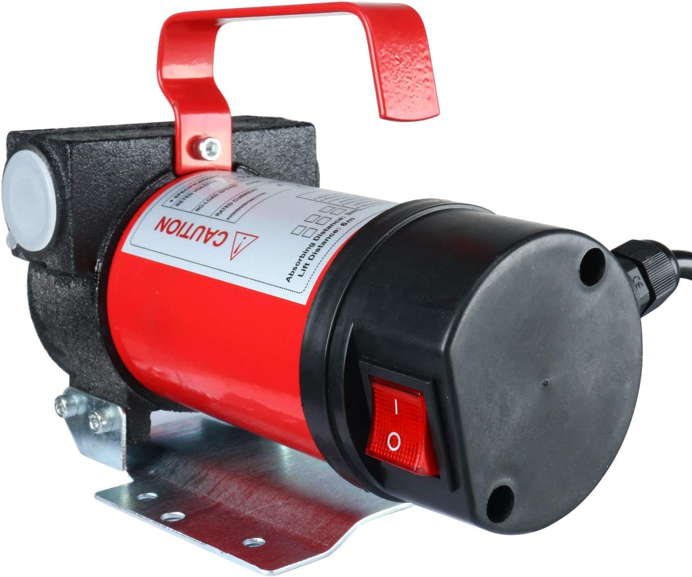 12V 10.5 GPM Portable Electric Fuel Transfer Pump – For Diesel, Kerosene, Oil By Amarine Made