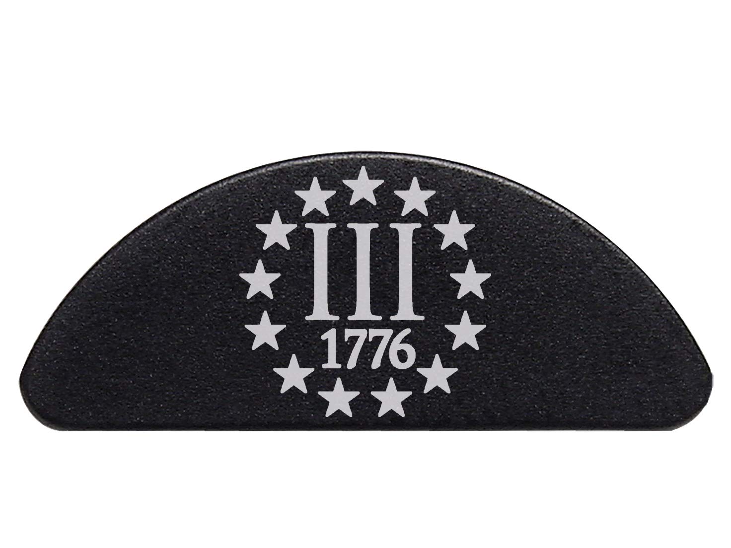 NDZ Performance 1776 3 Percent Stars Circle Engraved Aluminum Grip Frame Slug Plug for Glock 43 G43 9mm