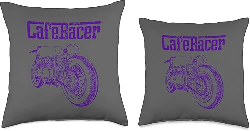Miniatura 3 de Cafe Racer Biker Men Women Adult Teens Boys Girls Kids Youth Throw Pillow