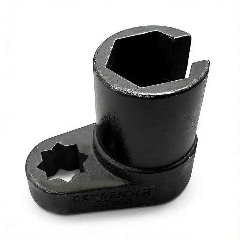Soquete de Impacto para Sensor de Oxigênio GLSOWEE, Encaixe de 12,7 mm (1/2 pol.), 22 mm (7/8 pol.), Acesso Lateral ao Fio, 1 peça