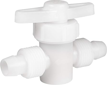 RecPro 1/2 Flair-It Shutoff Valve | PEX & Gray Tubing | 2-Pack