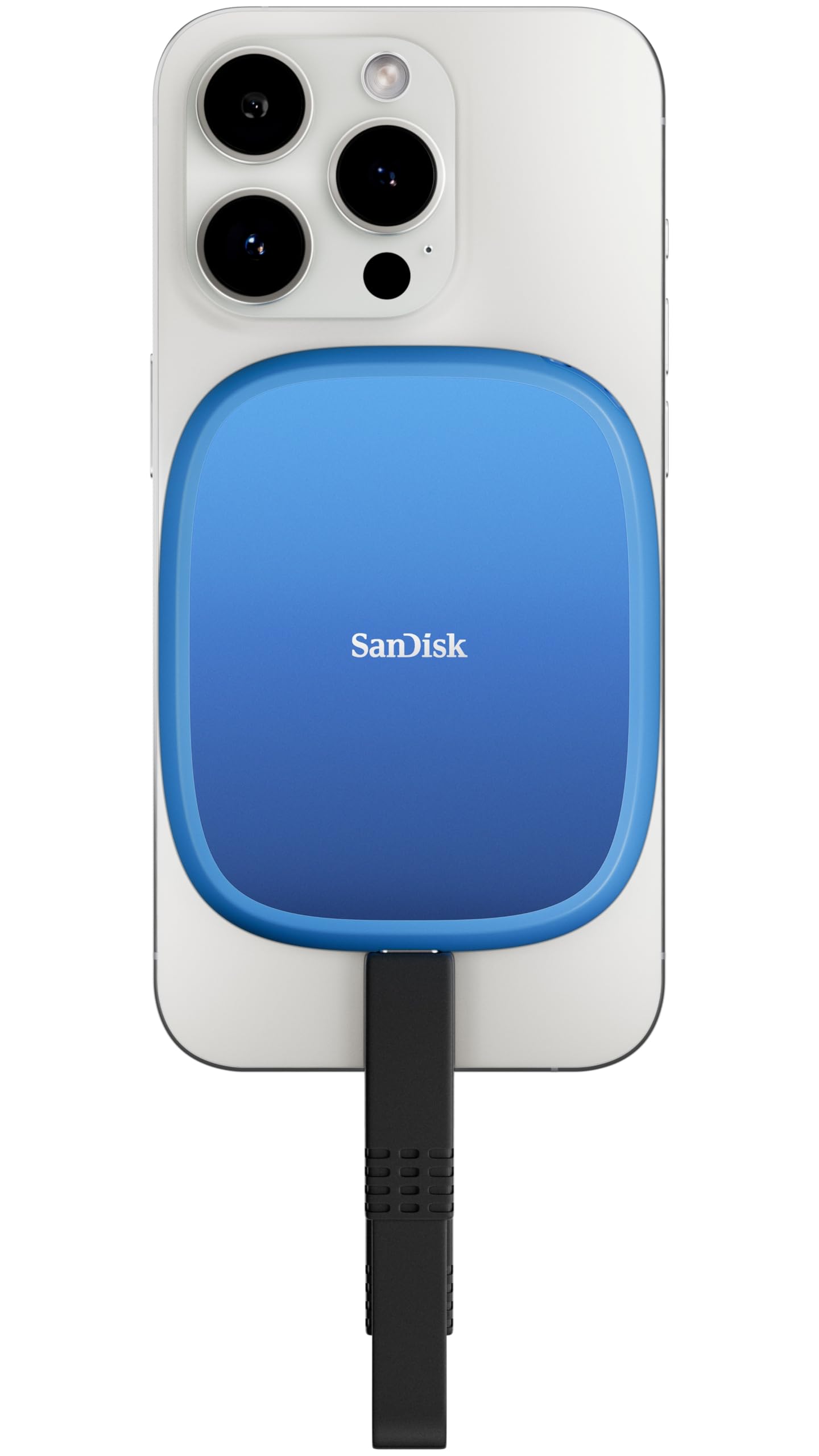 SANDISK Creator Phone SSD 1TB (Up to 1000MB/s read speeds, Compatible with Magsafe for your USB-C Smartphone - Shoot in ProRes with iPhone 15 Pro/Pro Max and iPhone 16 Pro/Pro Max)