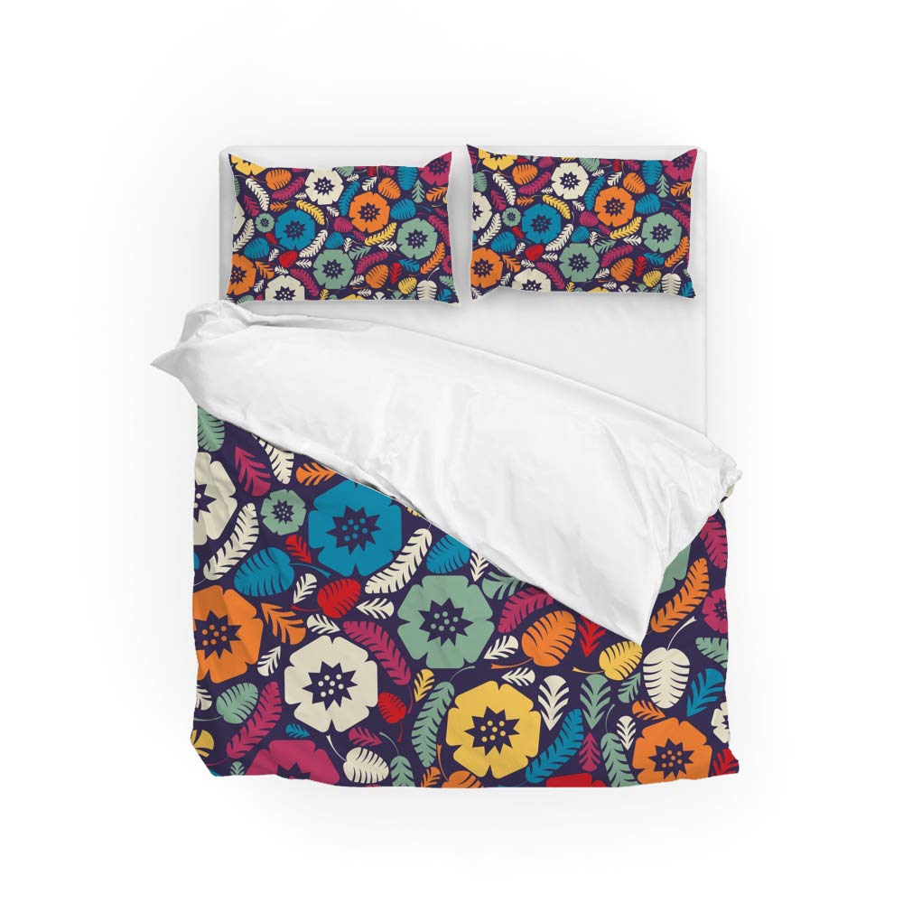 Parure de lit King Size en polyester pour éliminer la corvée de repassage
