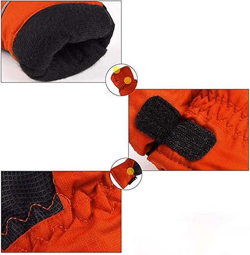 Miniatura 4 de YASSUN Mitones de nieve de invierno impermeables unisex para adultos, guantes cálidos deportivos para niños, bebés, en esquí, monopatín, muñeco de