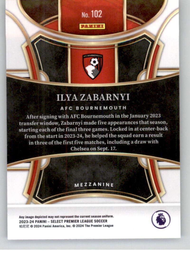 Amazon.com: 2023-24 Panini Select Premier League EPL #102 Illia