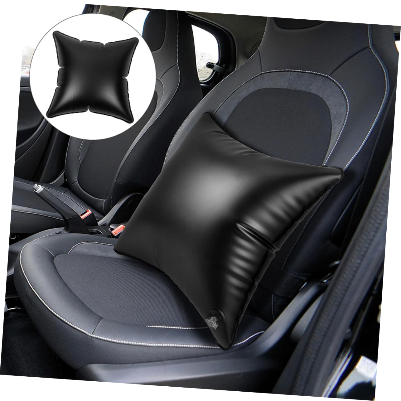 MAGICLULU 4 Pièces Oreiller Gonflable Insertion D'oreillers De Canapé De Voyage Gonflable Coussin e De Randonnée Coussin De Dos e Gonfler L' PVC