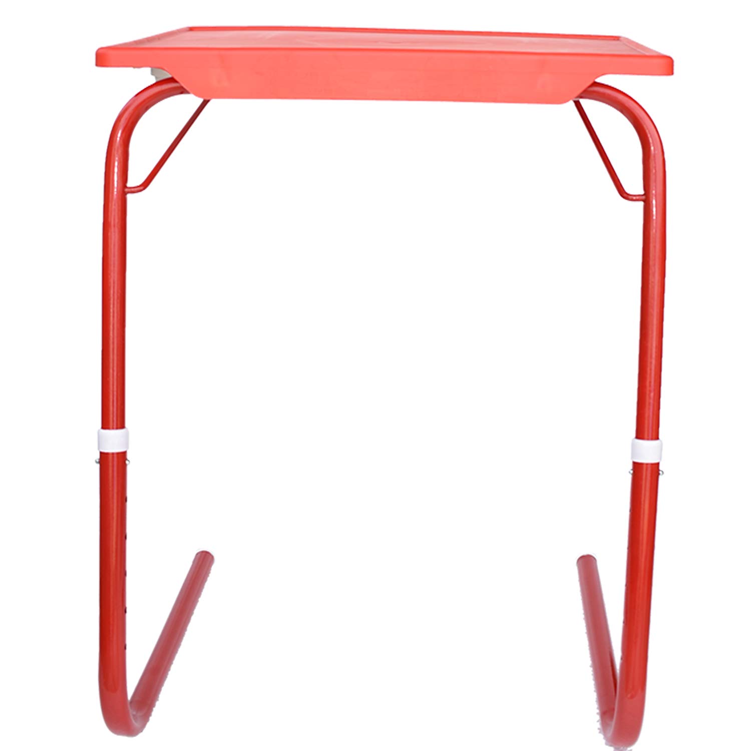 GRAPHITOS Table Foldable and Adjustable for Laptop and Study with Cup Holder (Standard, Red) 2