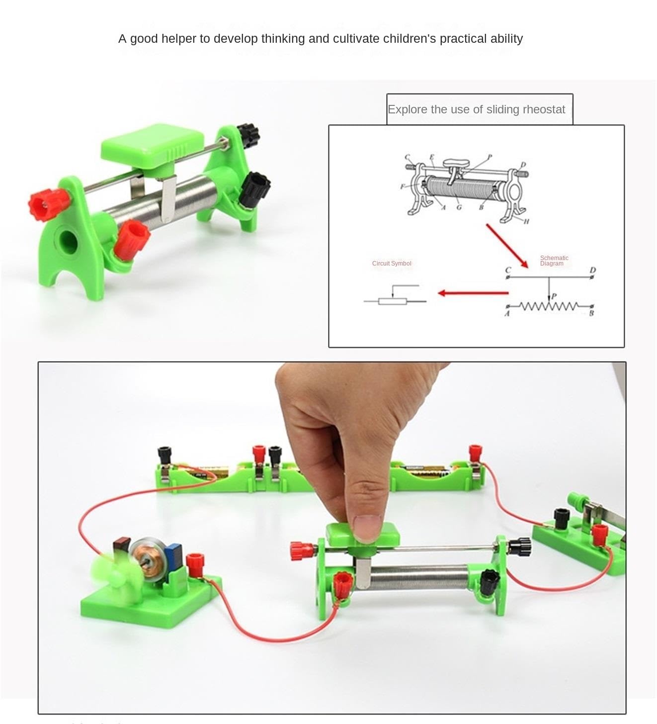 Attrezzatura per esperimenti fisici kit per esperimenti elettrici kit per esperimenti di fisica elettrica in classe