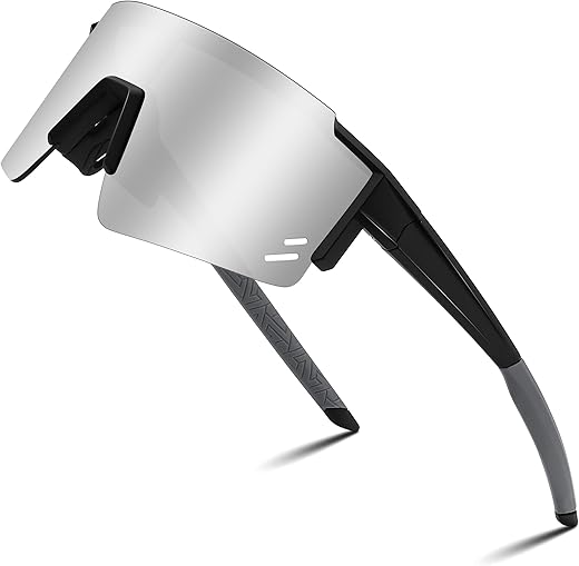 FEISEDY Kids Sunglasses Youth Baseball Sun Glasses, UV400 Sports Teens Cycling Shades for Boys Girls Age 8-16 B0048