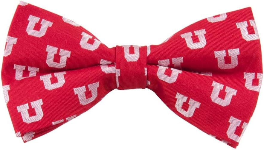 Utah Repeated Logo Bow Tie - Utes College Team Bowties