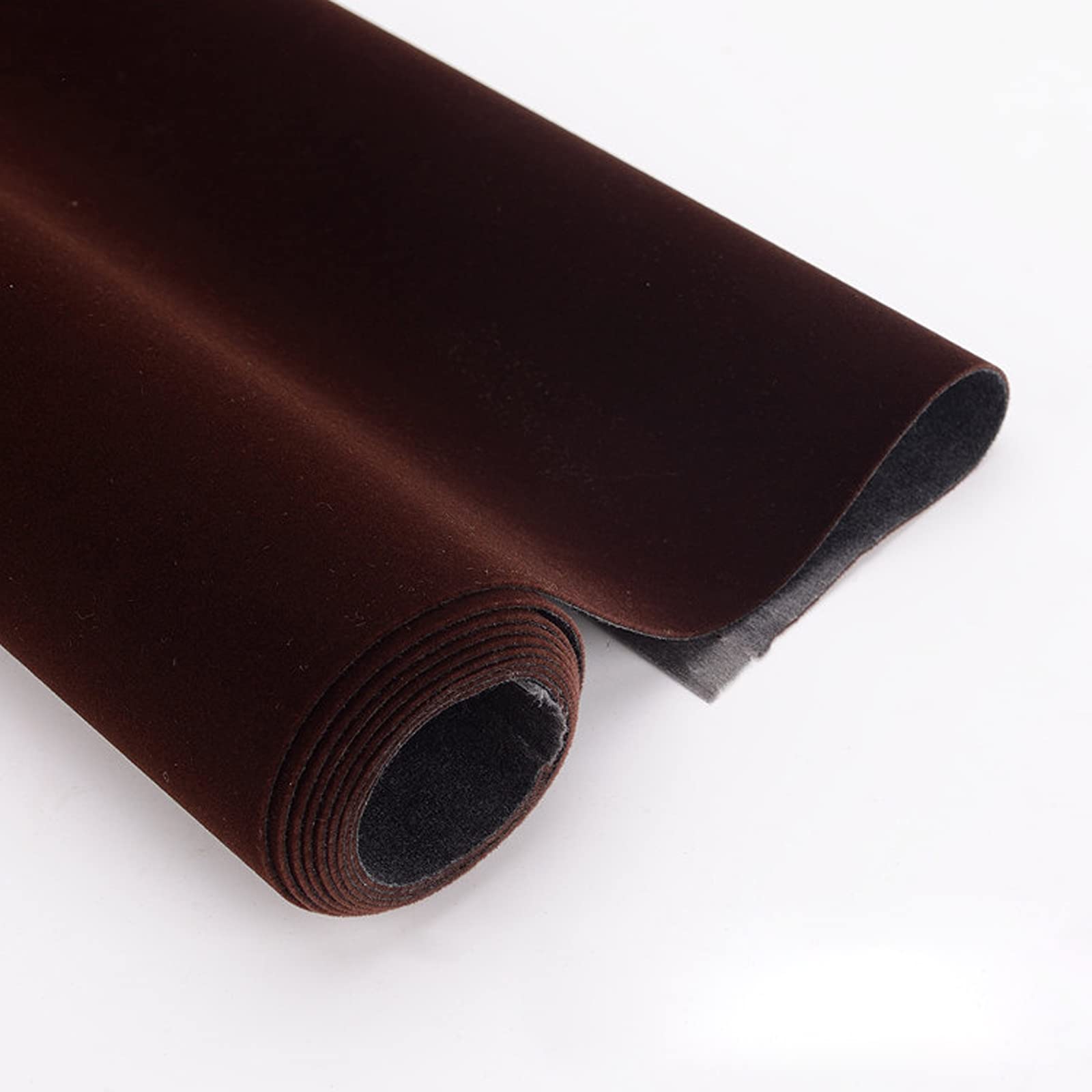 Self Adhesive Felt Fabric Samoprzylepna tkanina filcowa, szerokość 1,48 m, długość 0,5-2 m, wielokolorowa, do dekoracji rękodzielniczych(Dark Brown,1.48 * 2m)