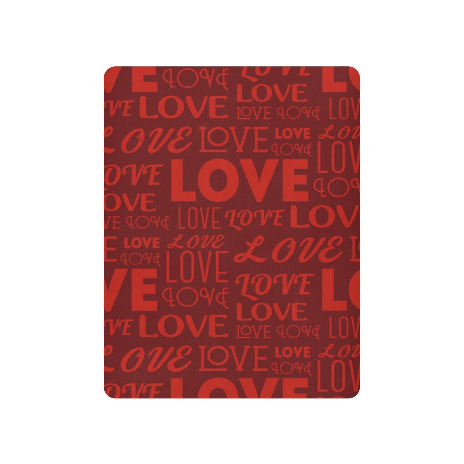 Moudou Valentine's Day Love Heart Playard Sheet for Boy Girls, Soft Breathable Fitted Toddler Sheet for Standard Playard Bed Mattress, 39 x 27 x 5 Inch