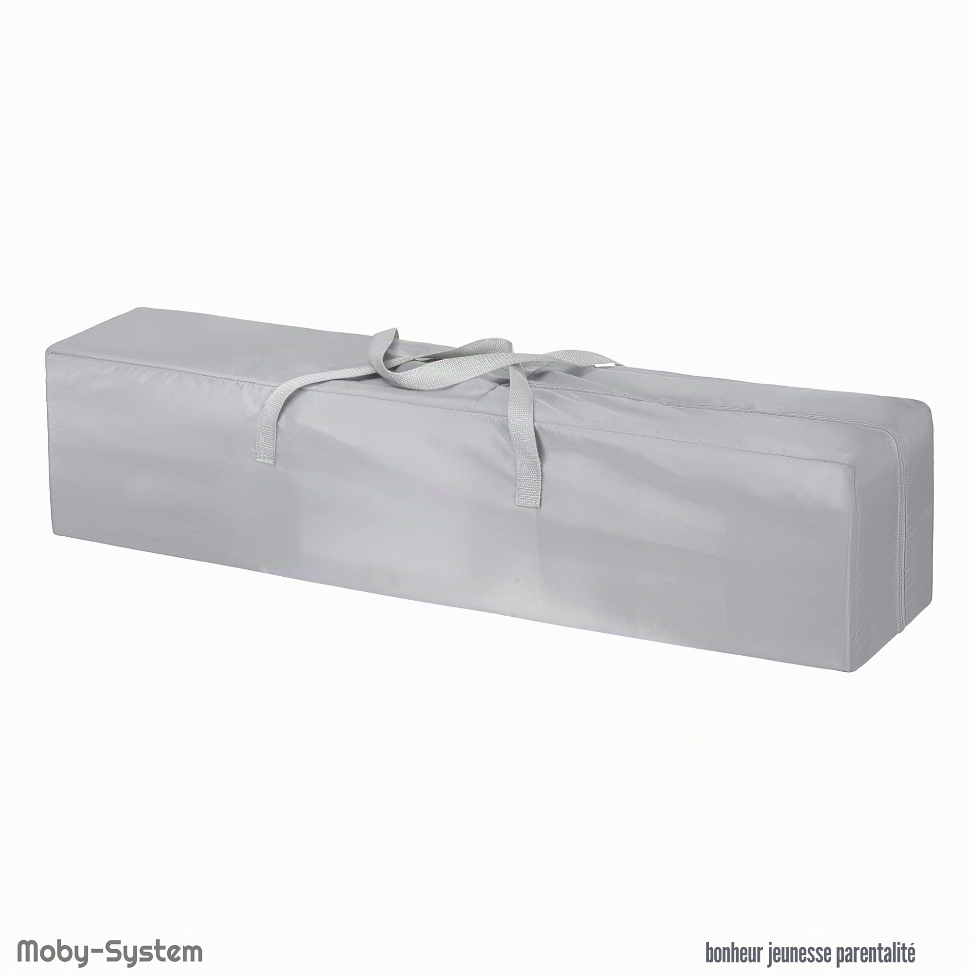 Moby-System Stylo pour bébé, centre d'activités pour enfants, avec base antidérapante, stable, protection imperméable à l'eau, sac de transport, 200x160cm, gris