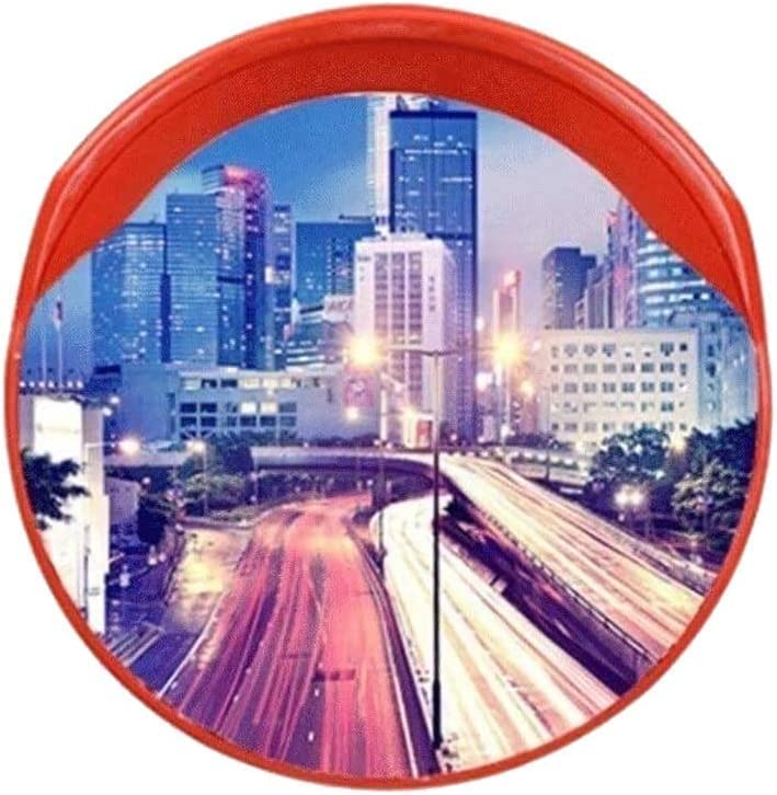CukUJH Road Traffic Reflector, Outdoor Traffic Safety Mirror, Garage Panoramic Blind Spot Wide-Angle Mirror, Blind Spot Mirror(80cm)