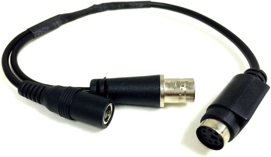 LOREX Cable 4-6 Pin DIN Connector + BNC Female Adapter Nippon America