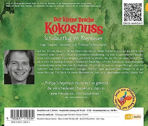 Der kleine Drache Kokosnuss - Schulausflug ins Abenteuer (Die Abenteuer des kleinen Drachen Kokosnuss, Band 19)