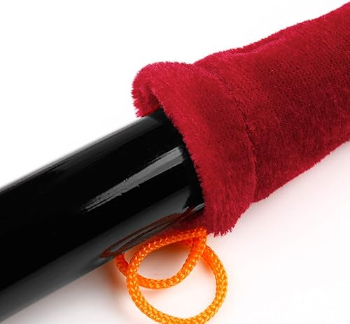 Miniatura 17 de Flauta japonesa Shinobue 7/8 Hon Instrumento musical de flauta de bambú hecho a mano (8Hon con línea roja) Marrón 8Hon con Línea Roja,Negro