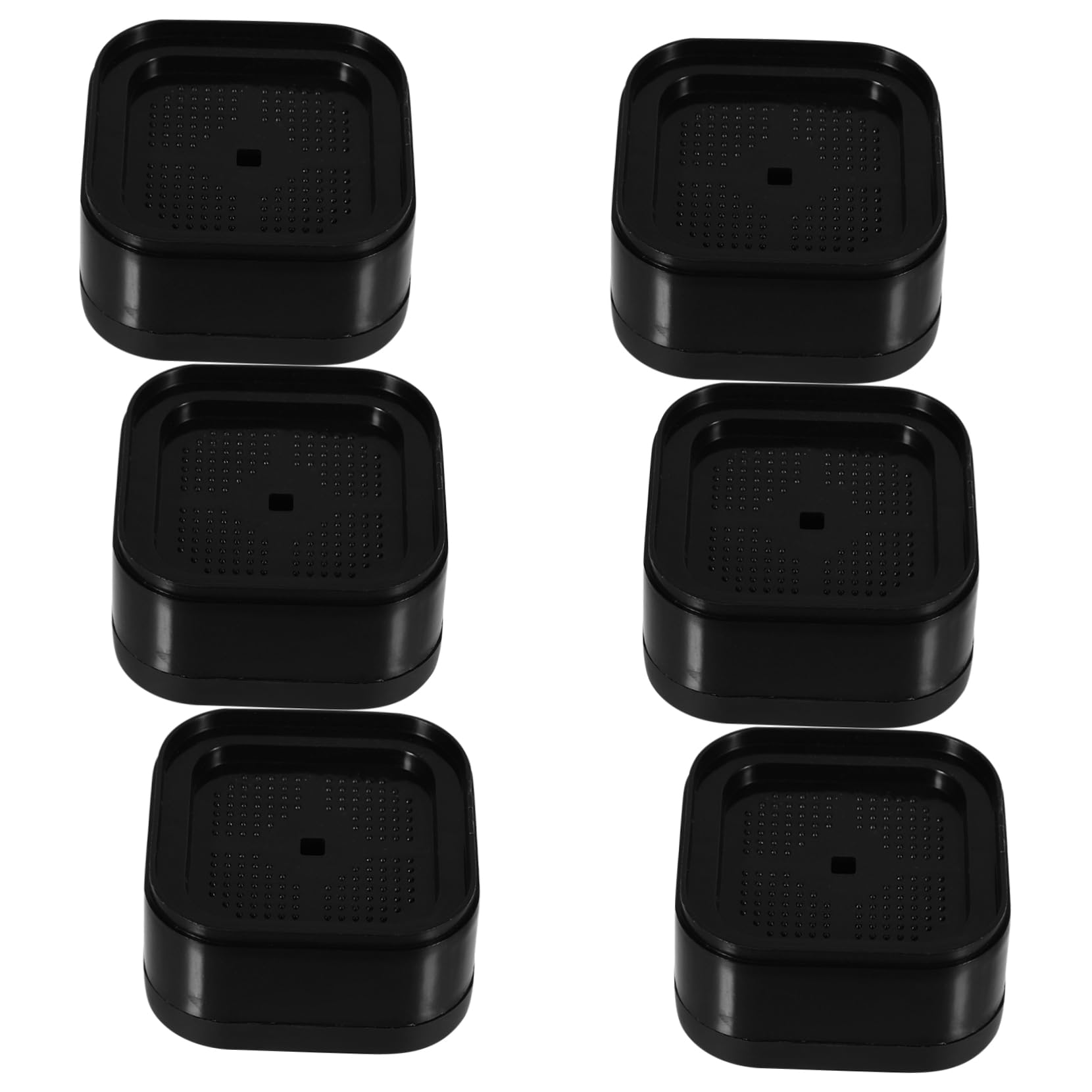 Housoutil 6Pcs Non Slip Vibration Pads for Washing Machines and Furniture Noise Dampening Floor Protectors Stable Support for Laundry and Home Appliances Height