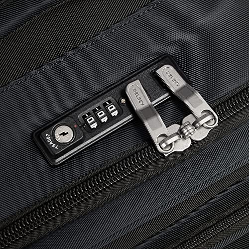 Image of DELSEY PARIS Sky Max 2.0 Softside Expandable Luggage with Spinner Wheels 2 Piece Set, Black (24 Inch /Duffle)
