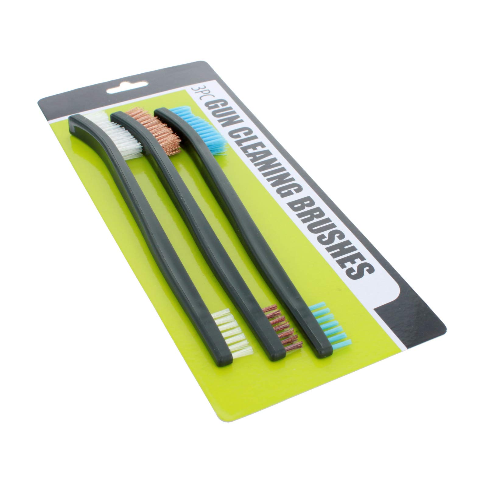 ASR Outdoor Gun Cleaning Brushes Soft Bristles 3pc