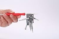 Vista 4 de Ferrite Blocks Ceramic Magnets 1 7/8" x 7/8" x 3/8" Rectangular Magnets, Grade 8 - for Crafts, Science and Hobbies - 12 Pieces