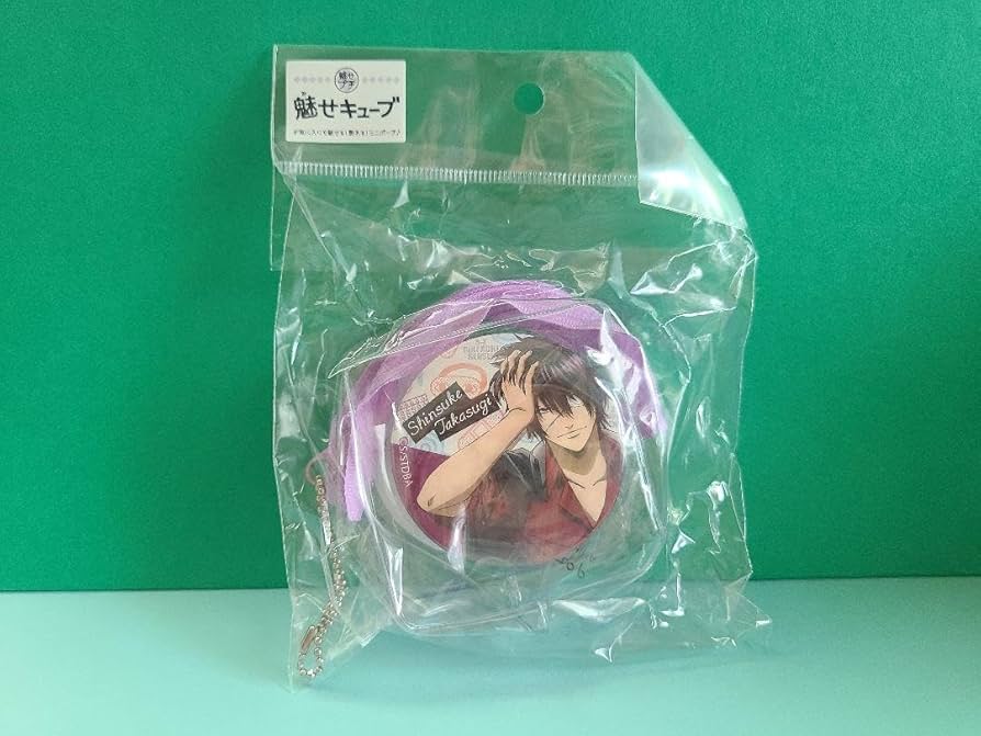 銀魂魅せキューブ缶バッジ高杉晋助