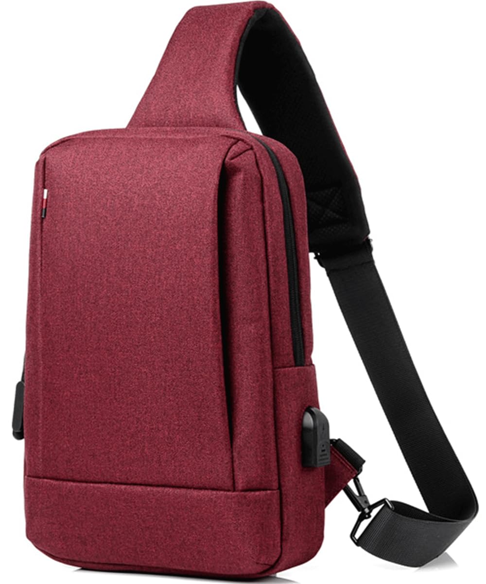 CAAORDKSO Crossbody Bag Sling Bag for Men Women Waterproof Lightweight Messenger Bag Shoulder Bag Satchel Travel Bag Work