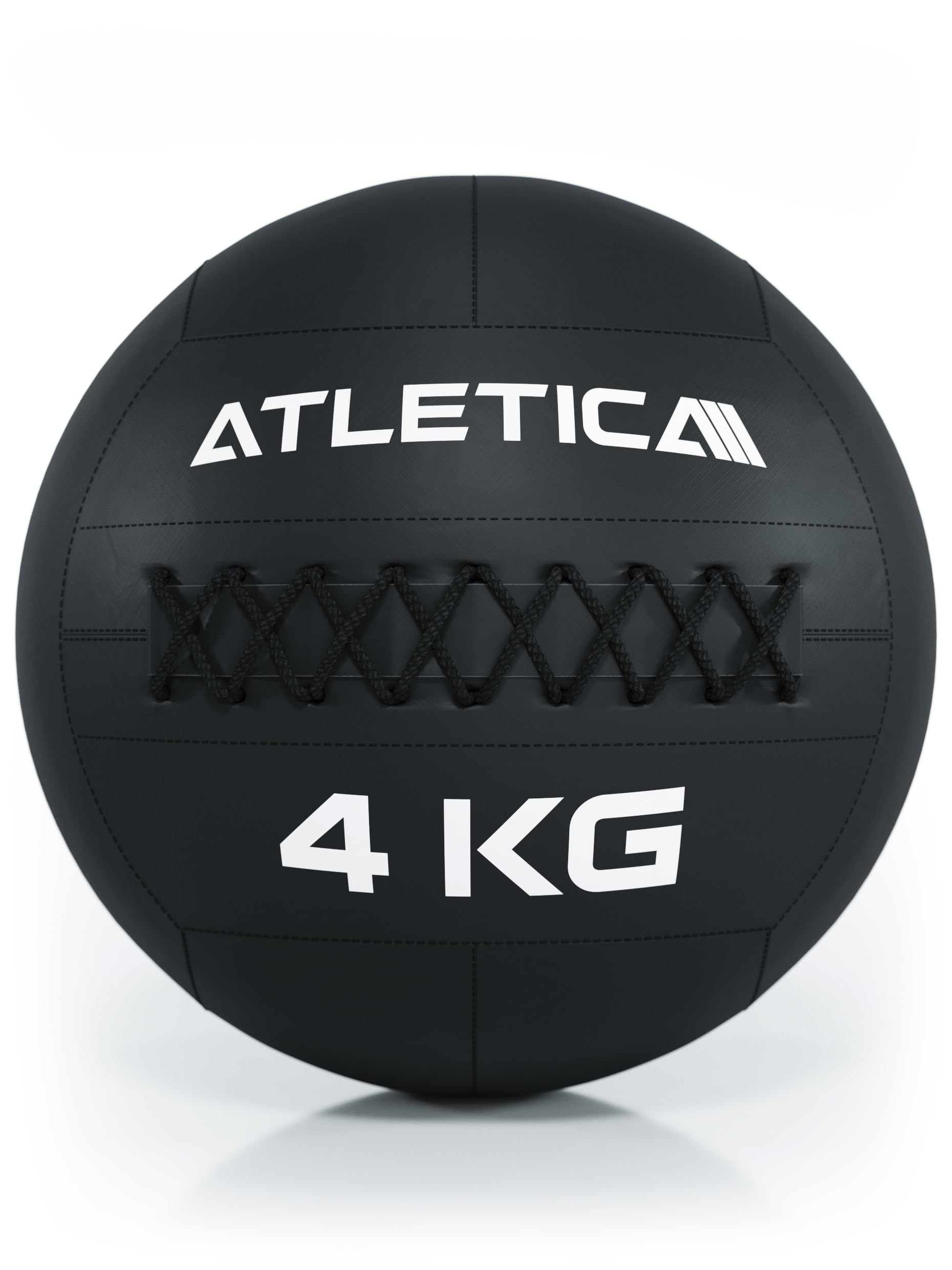 Atletica Wall Ball in ecopelle resistente | per lancio e per rafforzare i muscoli del tronco e profondi | 4, 6, 9 o 12 kg | Ø 35 cm misura 4 kg