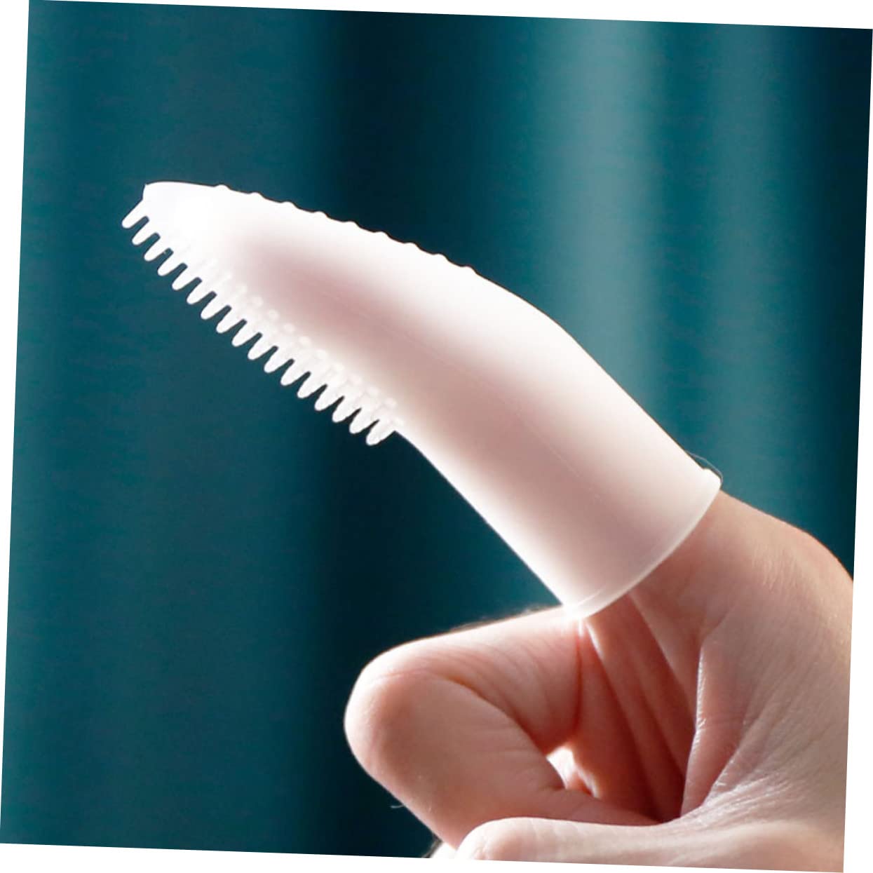 BESPORTBLE 4pièces Brosse à Dents Pour Chien Silicone Transparent Outil De Nettoyage Pour Animaux De Compagnie Facile à Utiliser Pour Hygiène Bucco- Chiens