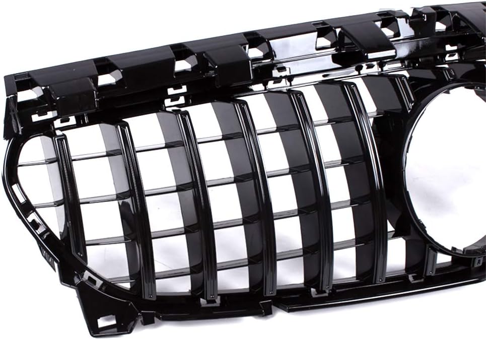 Front Racing Grills Suitable For Mercedes W117 CLA Class CLA200 CLA250 CLA45 AMG 2013-2019 (Black)