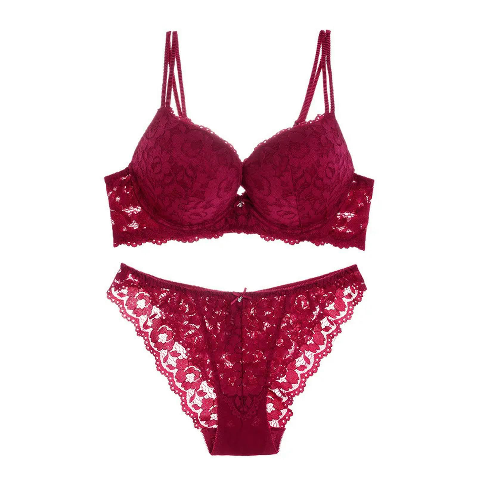 Pantofole Lingerie Sexy per Donne Reggiseno in Pizzo E Set di Mutandini Reggiseni con Cintura di Giarrettiera