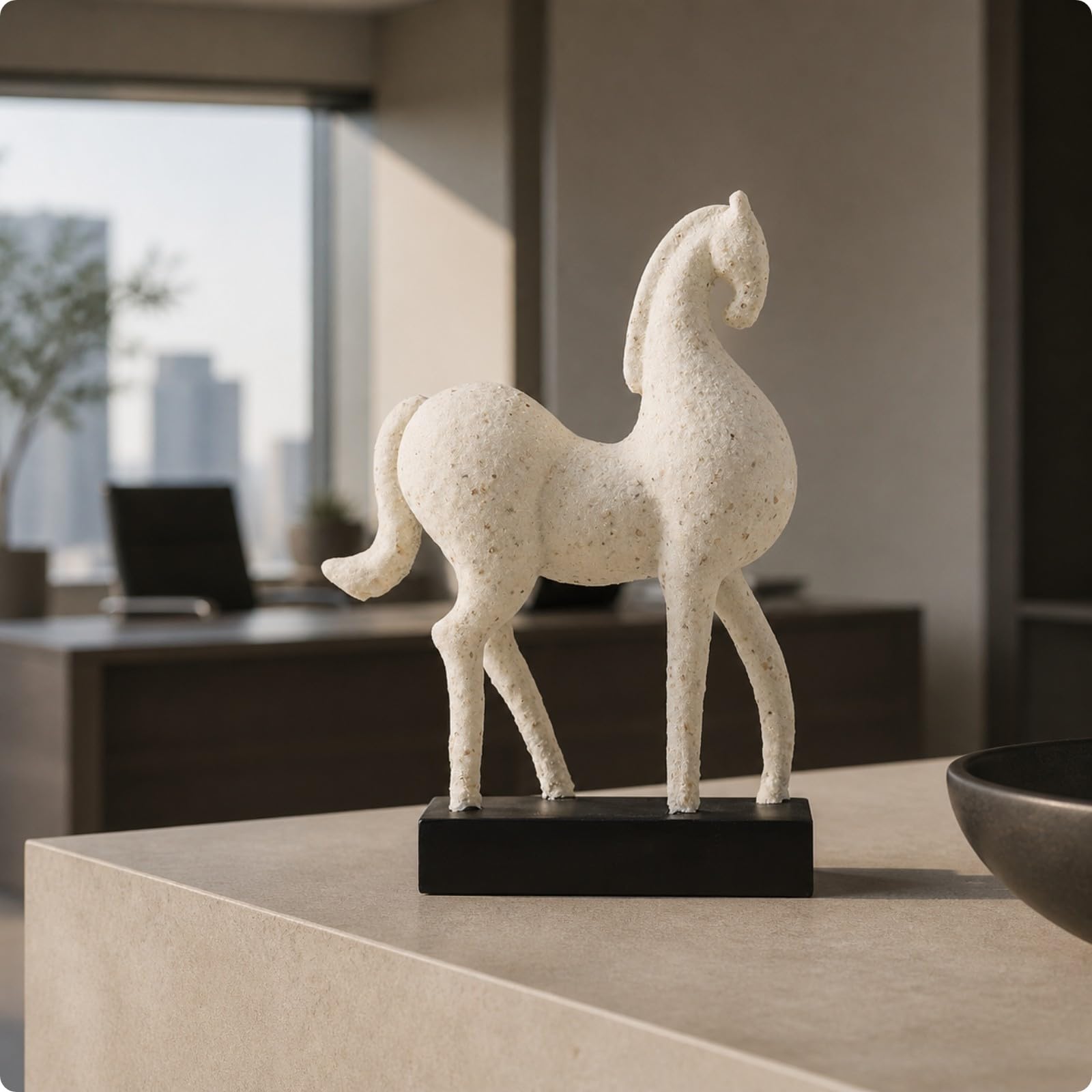 Colcolo Estatuilla Morno | Acabado, Figura con Base Exhibición, coración, para Mesa, Entusiastas l, Estilo B