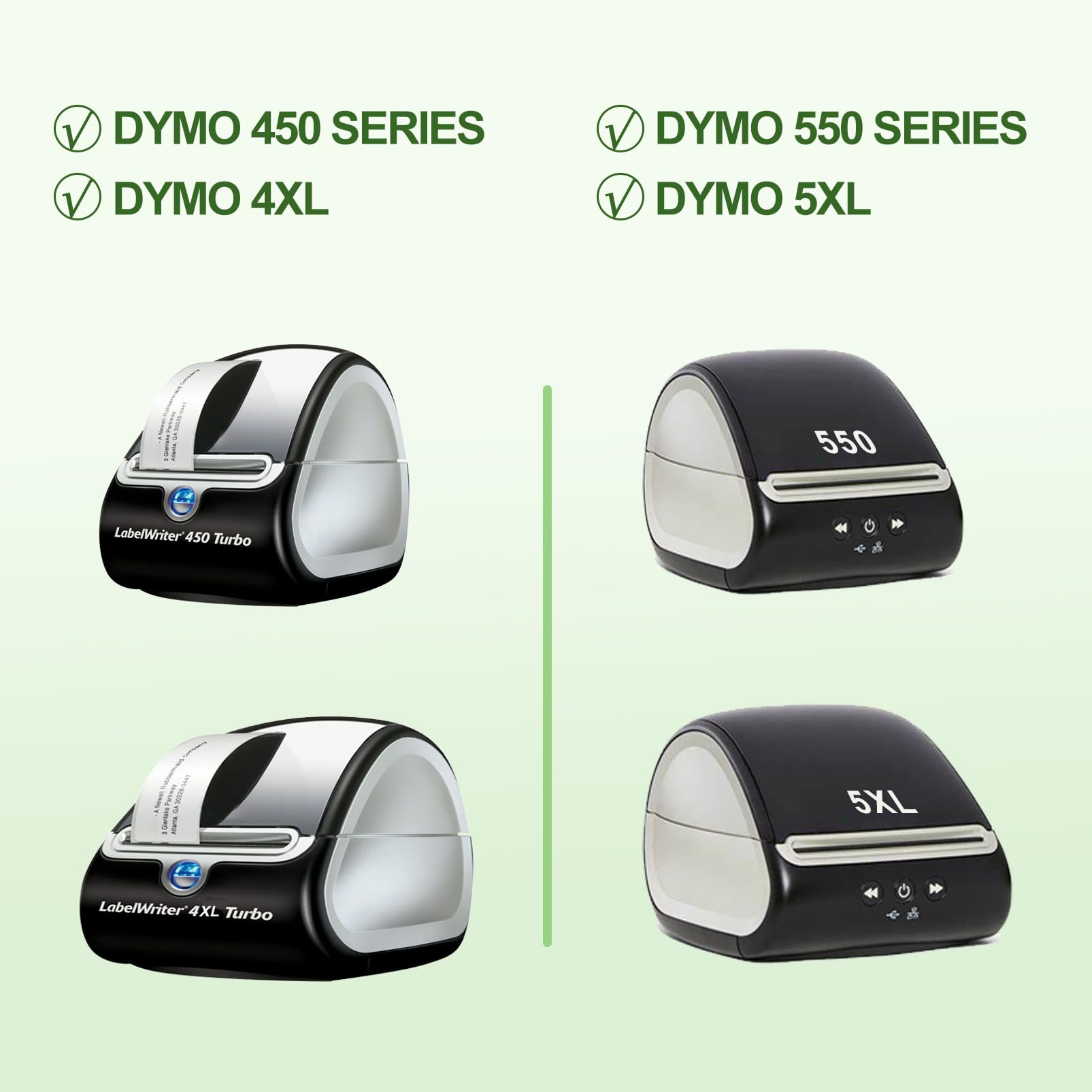 6 Rouleaux 99012 Étiquettes 36MM x 89 MM pour DYMO 99012 Étiquettes adhésives S072240 Compatible pour DYMO LabelWriter 550 5xl LabelWriter 450 4xl