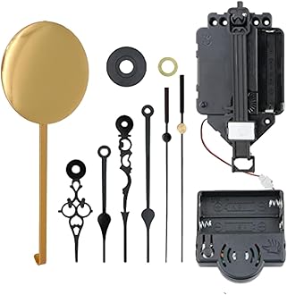 Prettyia Quartz Pendulum Trigger Clock Movement Chime Music Box Completer DIY Wall Mechanism Repair Parts Replacement with,Maximum dial Diameter 9.5inch
