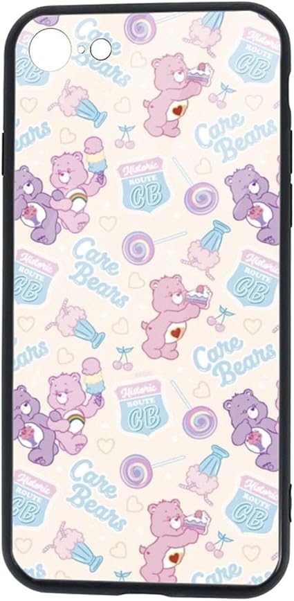 Amazon Co Jp ケアベア Iphone Se 用ケース 第2世代 Se2 Iphone 8 用ケース Iphone 7 用ケース カバー おしゃれ かわいい Danesi Tpuバンパー 薄型 耐衝撃 人気 アイフォンケース キャラクター ガラス 柔軟 家電 カメラ