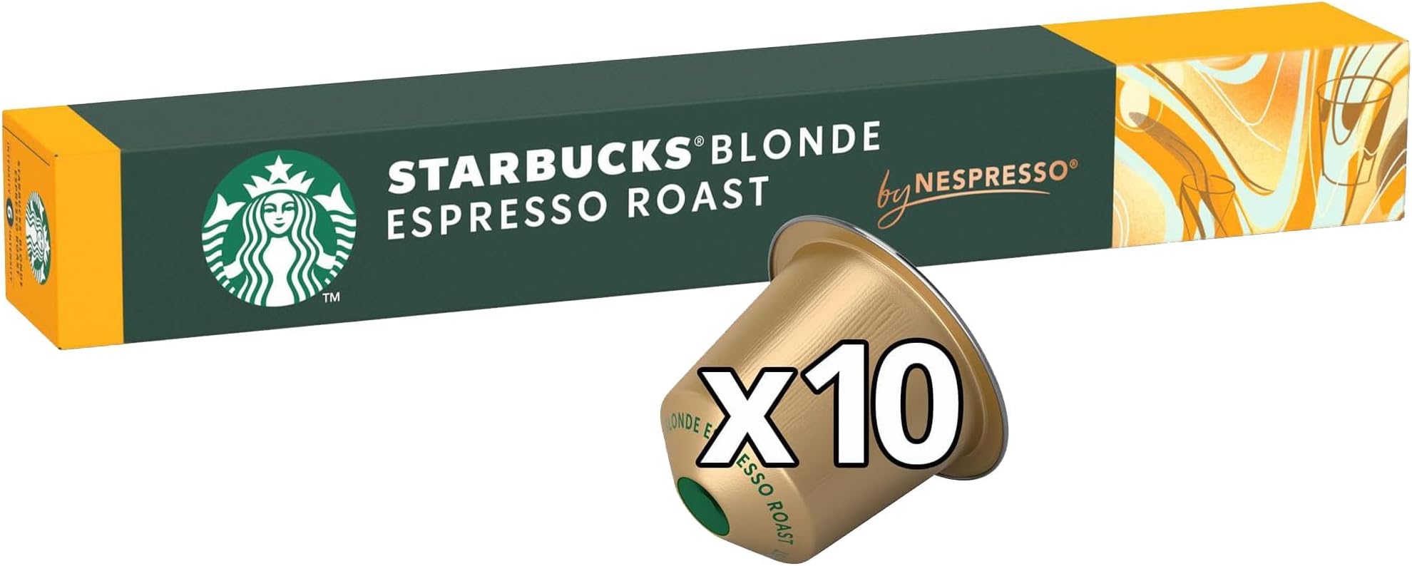 Blonde Espresso Roast by Nespresso Capsules, 53g