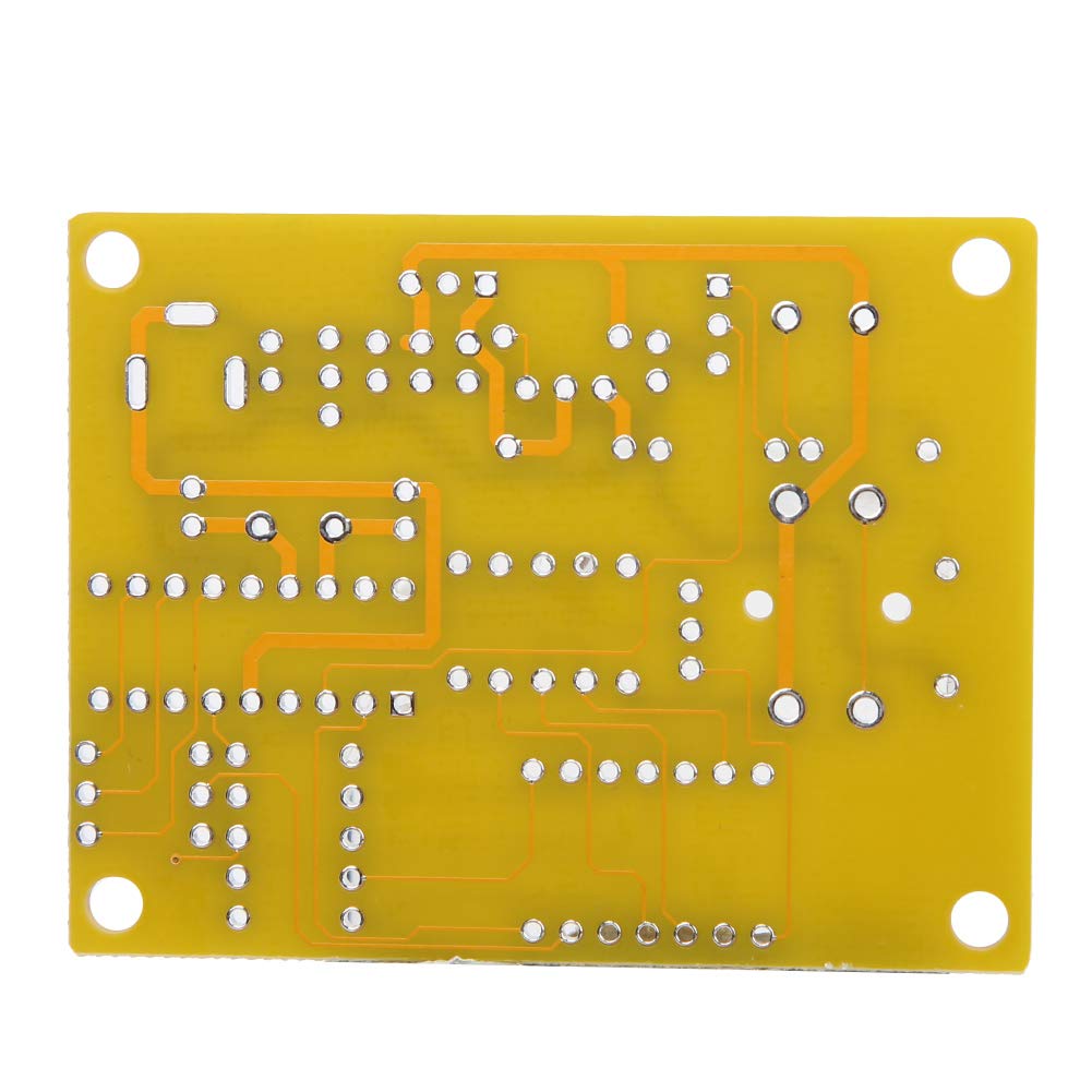 Module de Compteur de Fréquence 1Hz-50MHz Module de Testeur D'oscillateur à Cristal Kit de Bricolage avec Boîtier Jaune