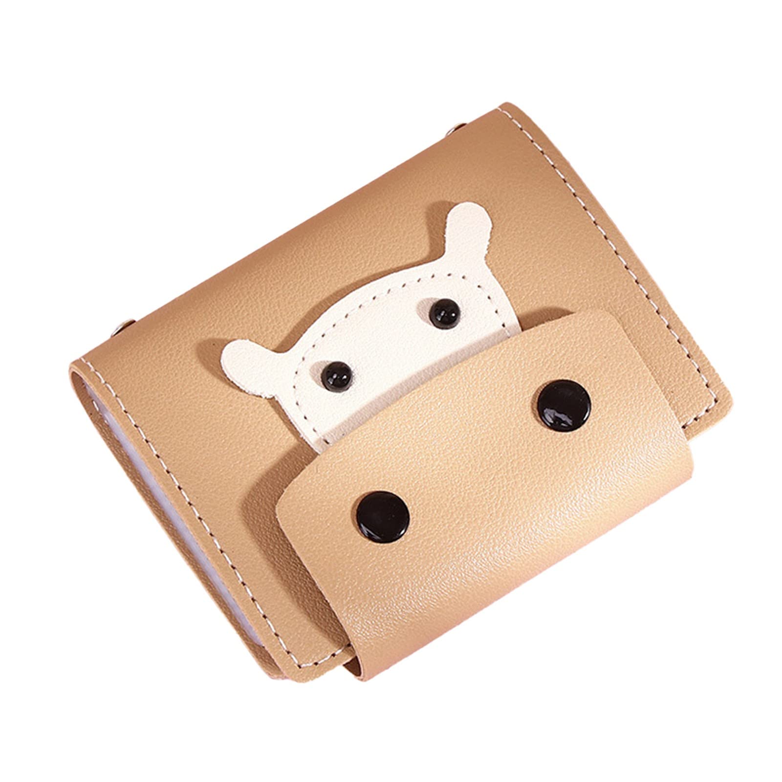 Mijn Melody Kuromi Portemonnee, Schattige Cartoon Kleine Korte Portemonnee,  Dames Meisjes Kaartpakket Portemonnees, Vrouwen Geld Tas