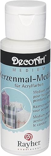 Rayher médium acrylique p. peinture pour bougie transparent fl. 59 ml, 38437000
