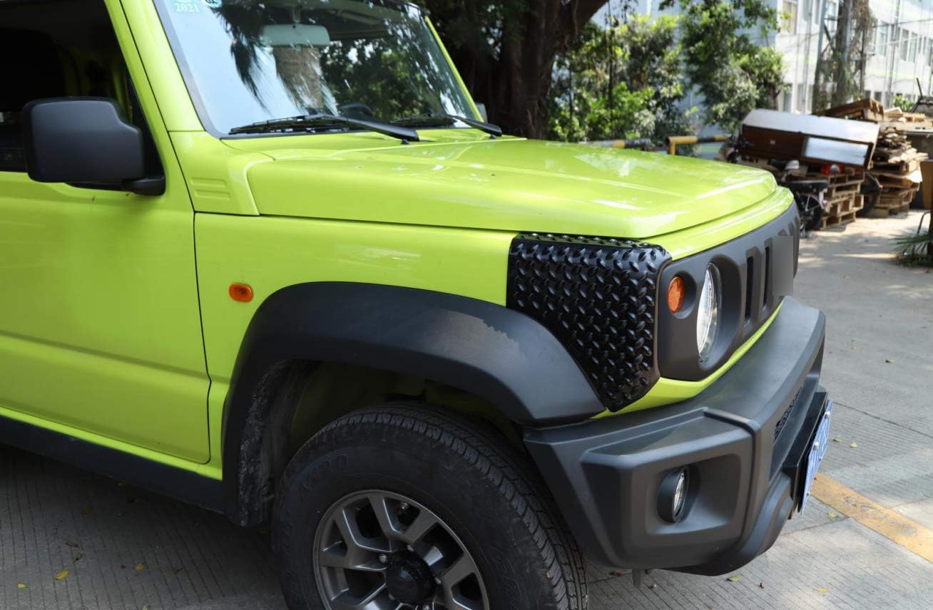Front + Rear ABS Haubenabdeckung, Abdeckung für Autohaube, Karosseriepanzer, Eckenschutz für Suzuki Jimny JB64 JB74 2019–2024