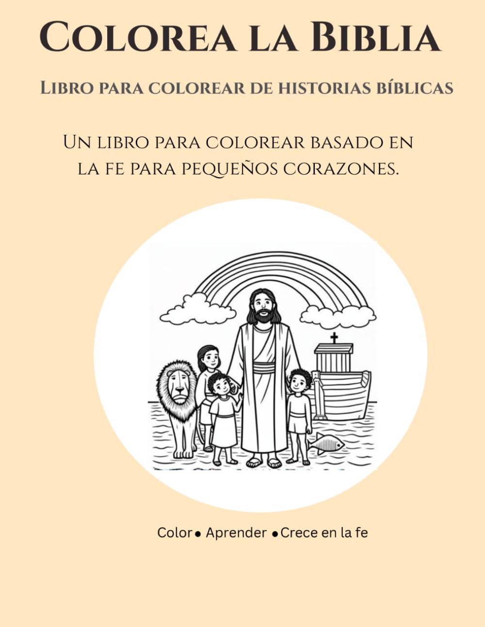 Colorea la Biblia: Libro para colorear de historias bíblicas