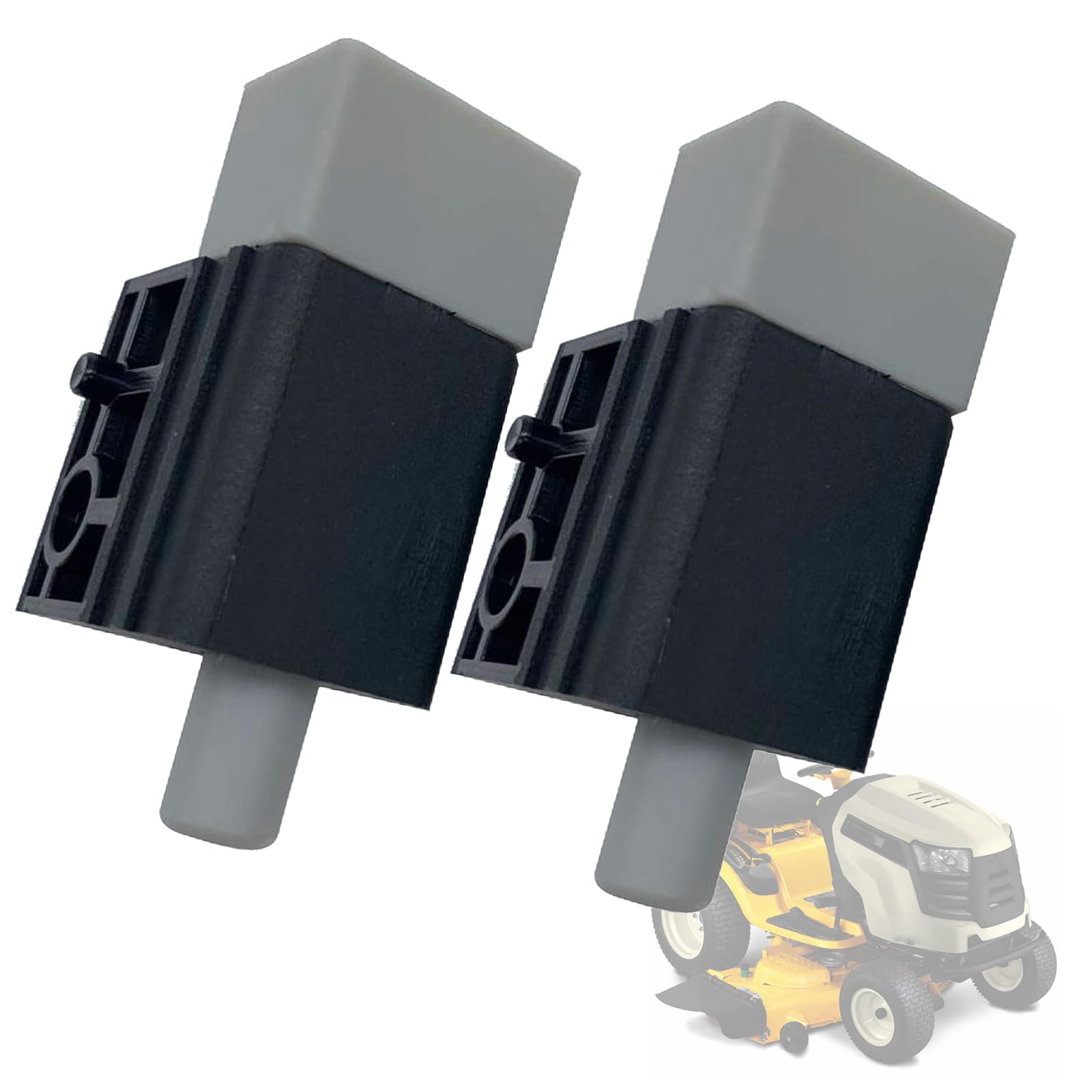 atsuch Paquete de 2 interruptores de enclavamiento de seguridad de émbolo compatibles con cortacésped John Deere serie 700, apto para cortacésped Craftsman/Troy-Bilt/Cub Cadet, reemplazo para AM141767