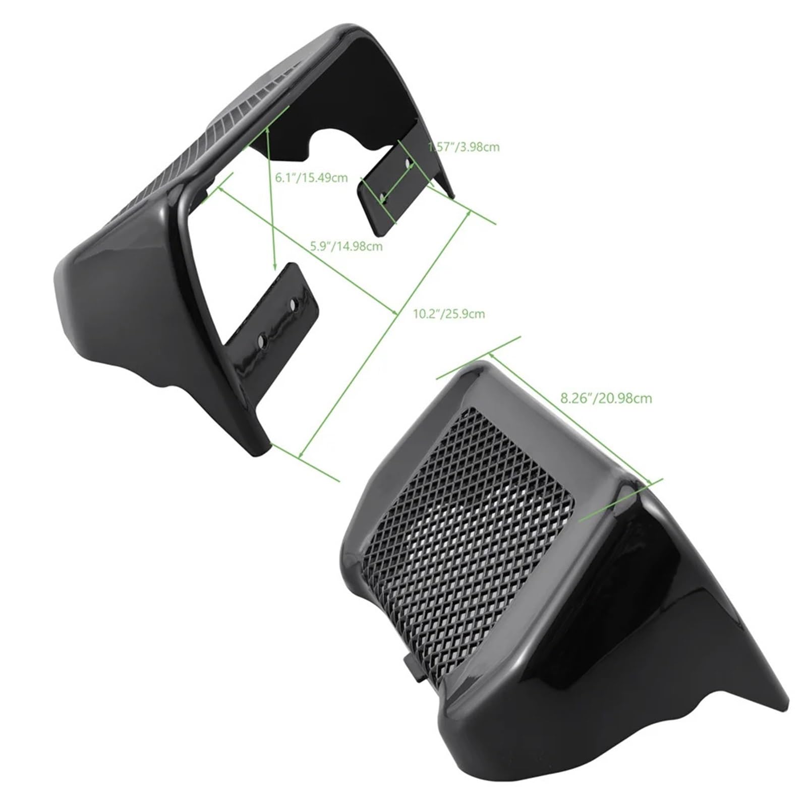 Chłodnica silnika Pasuje do Harley Touring Road King Road przemieszczanie się po ulicy FLHR FLHX 2017-2020 osłona chłodnicy oleju motocyklowego Chłodnica Oleju(Black)