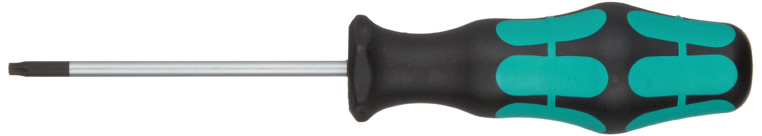 Wera 367 BO TX15 x 3-1/8in Kraftform Plus Torx BO tamper-resistant screwdriver, TX15 x 3-1/8 in.
