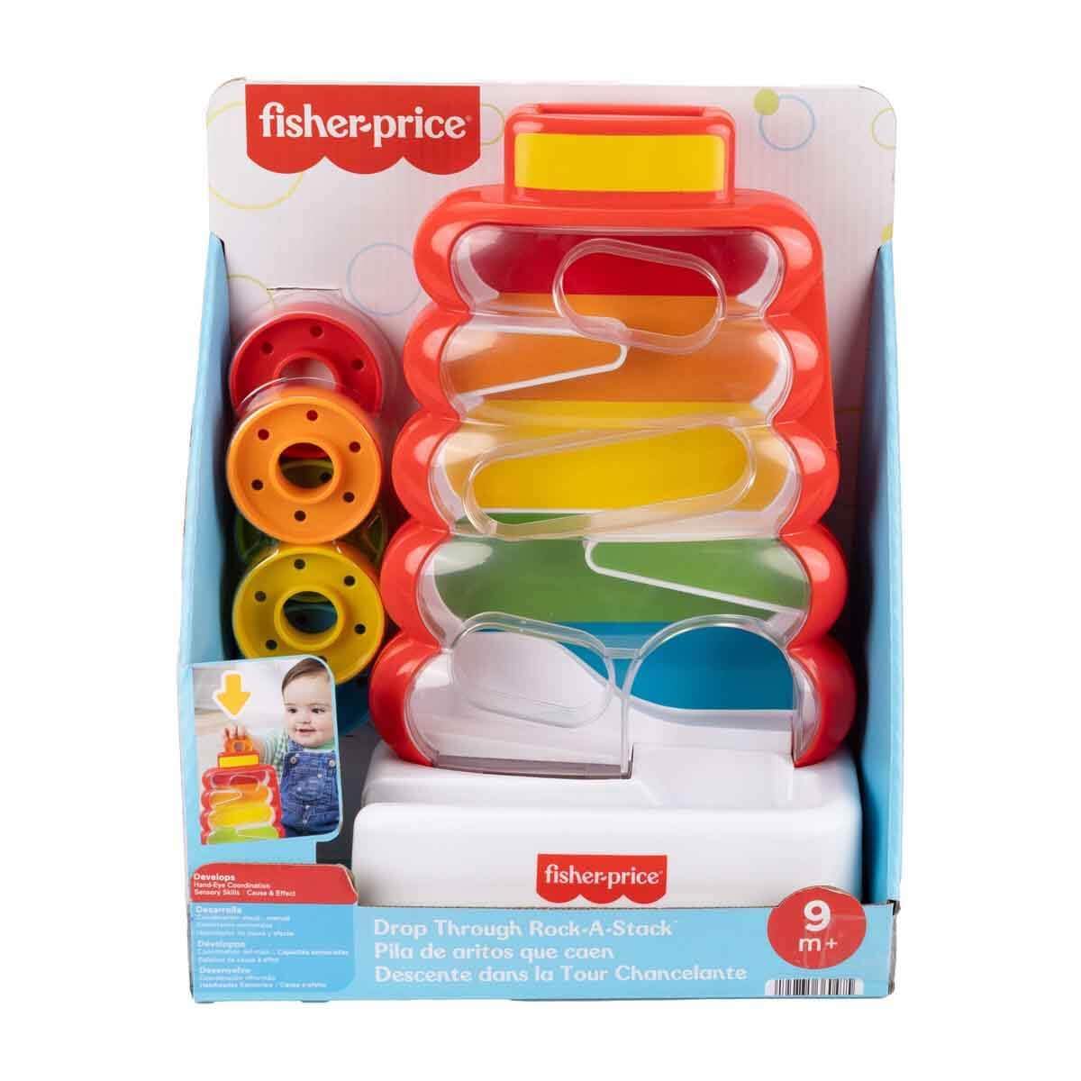 Fisher-Price Juego de Colocar Anillas para bebés y niños pequeños, Actividad de soltar Anillas para Jugar y desarrollar a los bebés a Partir de 9 Meses, JLB81 — view 7