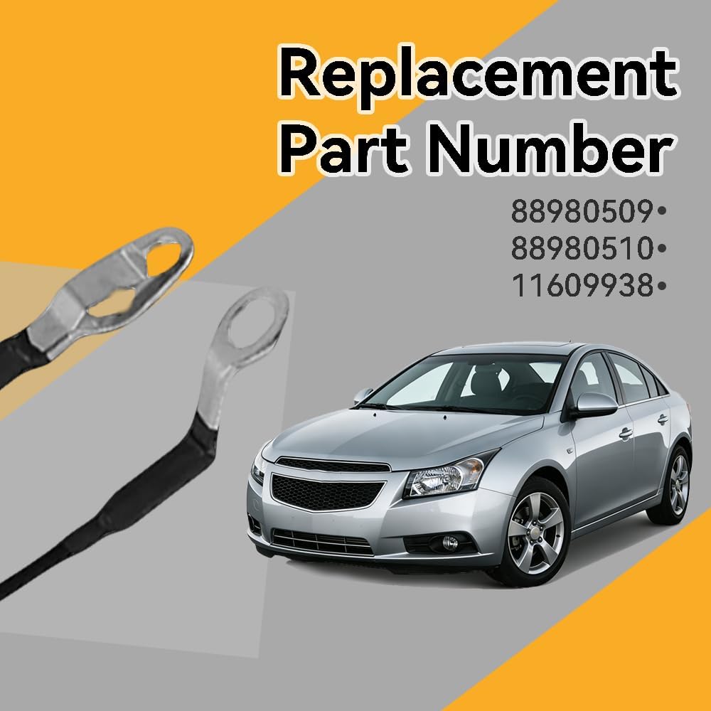 DSkoiph Tailgate Cable Strap with Bolt Replacement 88980509 88980510 11609938 Compatible with 1999-2007 Chevrolet Chevy Silverado Avalanche GMC Sierra 1500 2500 3500 Tailgate Parts