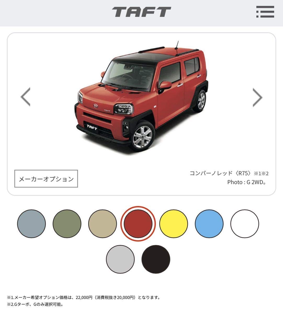 Amazon | プルバックカー ミニカー チョロQ ダイハツ タフト TAFT